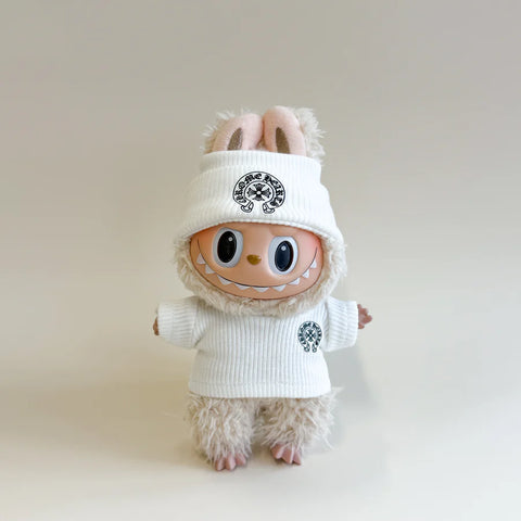 Labubu Luxe Knit Winter Set - Chrome H Inspired